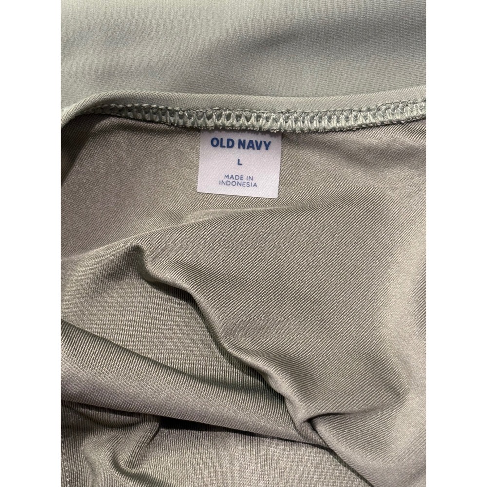 Old Navy Sage Green One-Shoulder Cutout Swimsuit Womens Large - Picture 6 of 7